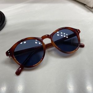 Cole Haan round cognac sable Sunglasses